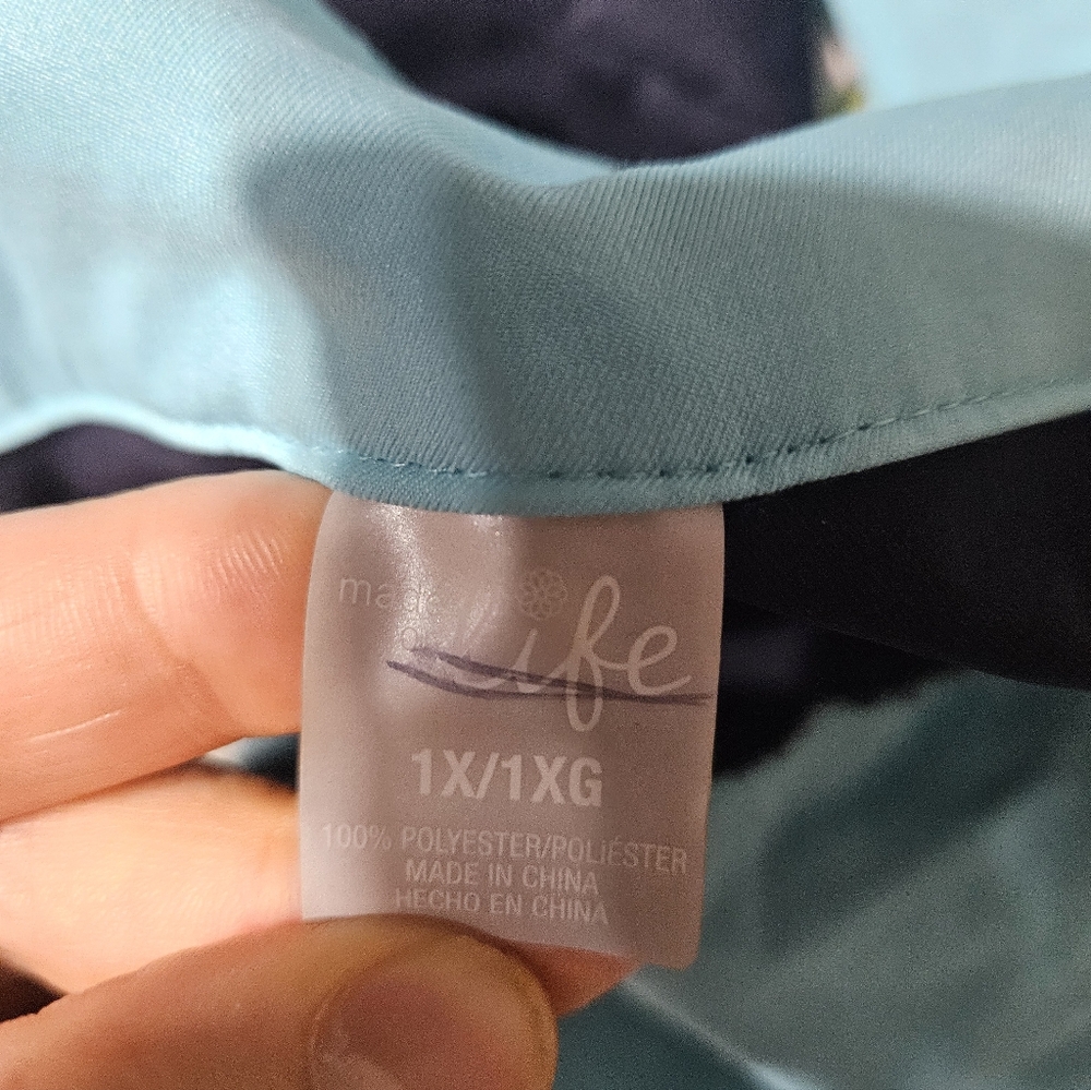 Made For Life Blue Jacket 1X - Picture 4 of 4